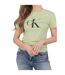 T-shirt Femme Vert Calvin Klein-1