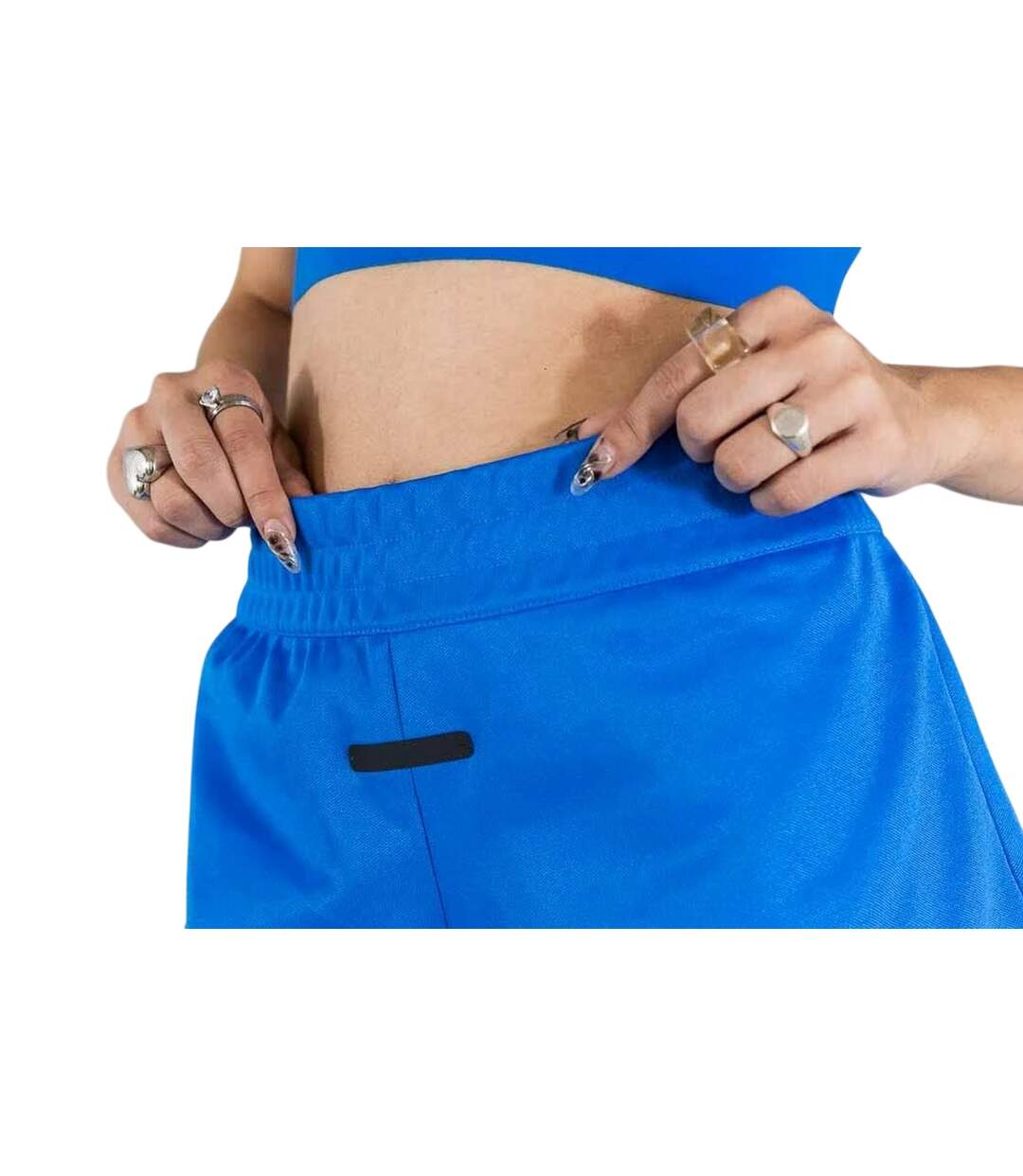 Womens/ladies Athletic Fleece Shorts Rush Adidas-4
