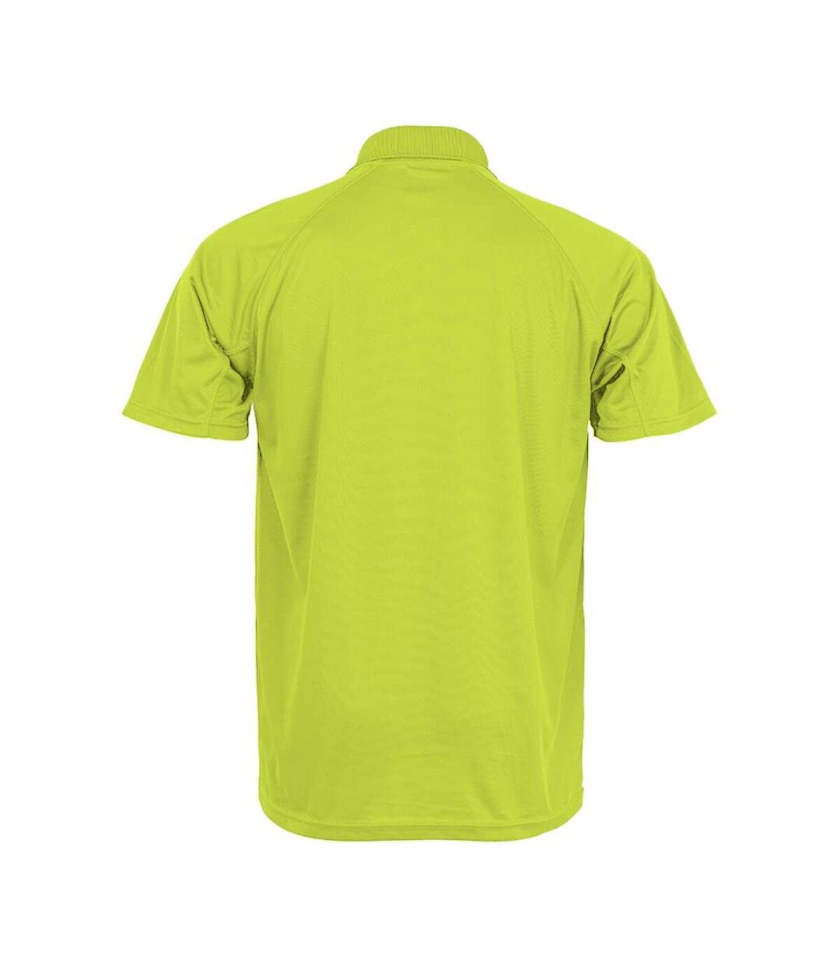Spiro Impact Mens Performance Aircool Polo T-Shirt (Flo Yellow)