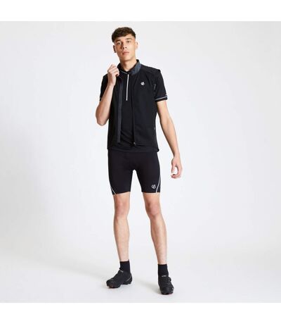 Dare 2b Mens Bold Short Cycling Pants (Black/White) - UTRG4563