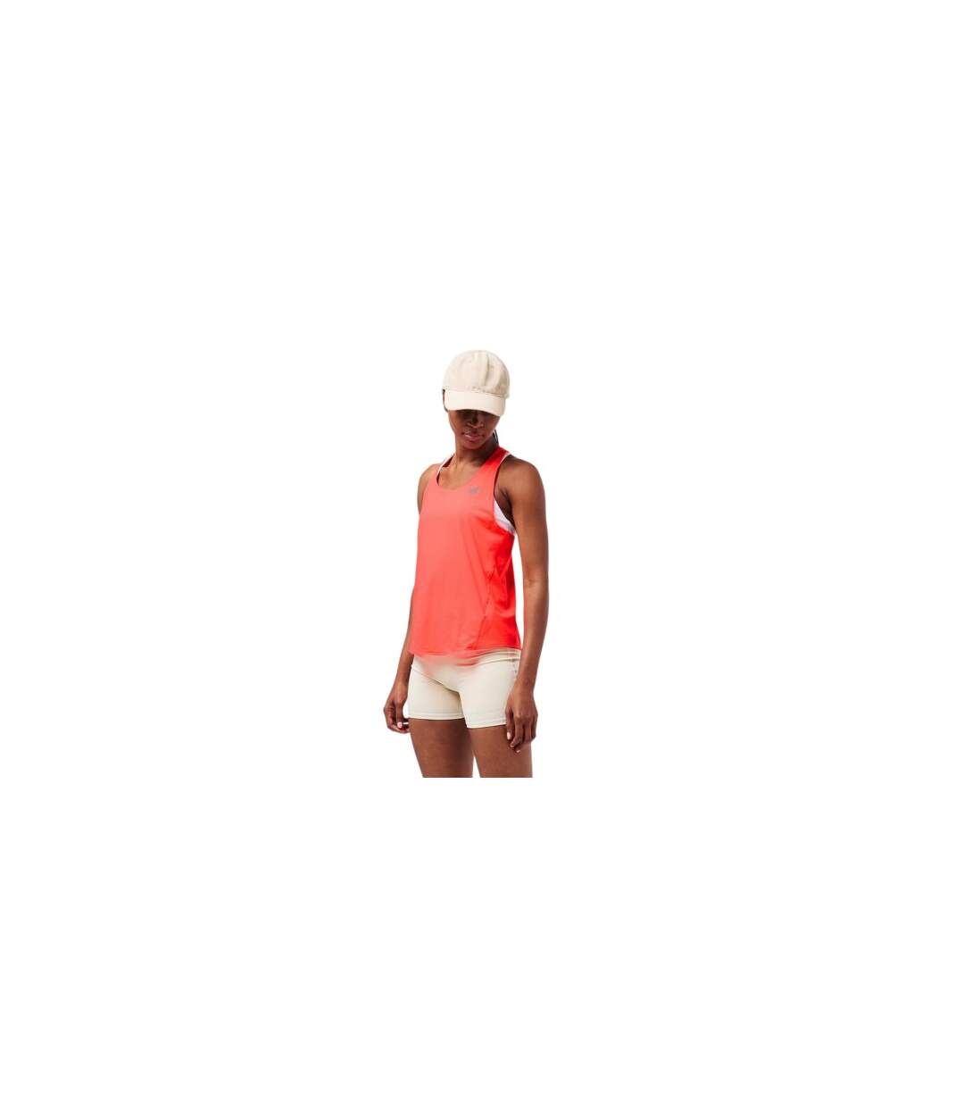 Débardeur Compétition Femme Rouge New Balance-1