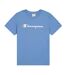 T-shirt Manches Courtes Femme Bleu Champion-2
