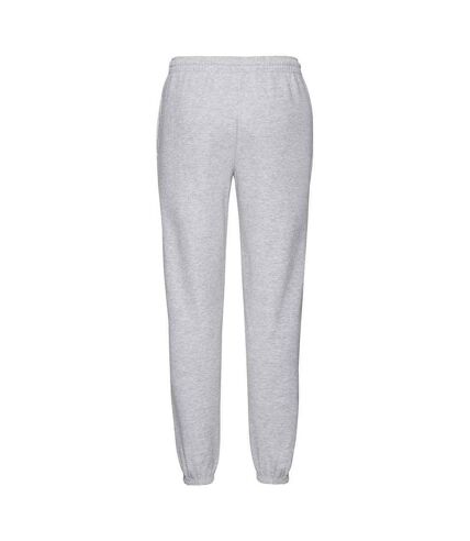 Mens classic 80/20 jogging bottoms heather grey Fruit of the Loom