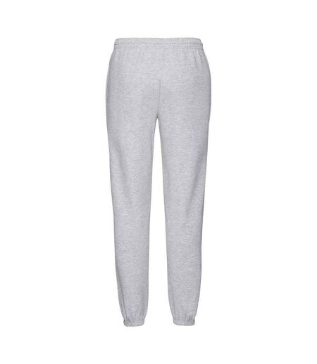 Mens classic 80/20 jogging bottoms heather grey Fruit of the Loom