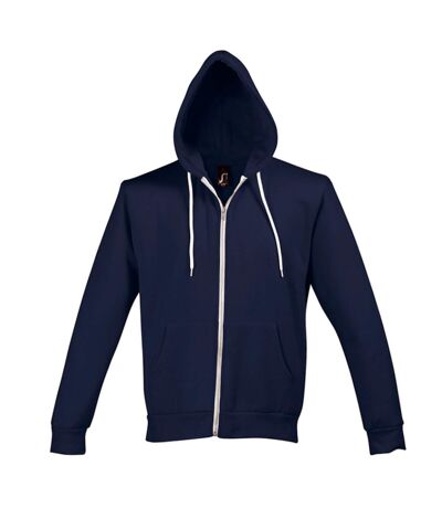 SOLS Silver - Sweatshirt à capuche et fermeture zippée - Homme (Bleu abysse) - UTPC342