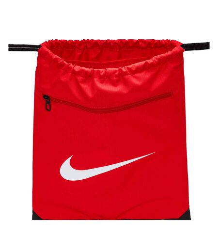 Brasilia 9.5 Training Drawstring Bag One Size Red Black White Nike Golf