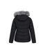 Womens/ladies isla extreme short down jacket black Mountain Warehouse