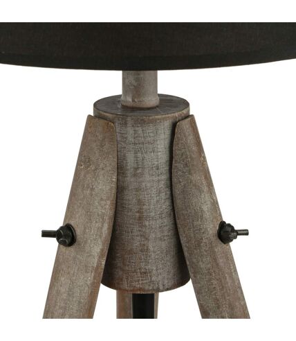 Lampe Bois - H. 46 cm.
