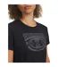Womens/ladies Varsity T-shirt Black White Under Armour-3