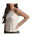 T-shirt Manches Longues Marron/Beige Femme Superdry Baseball - M