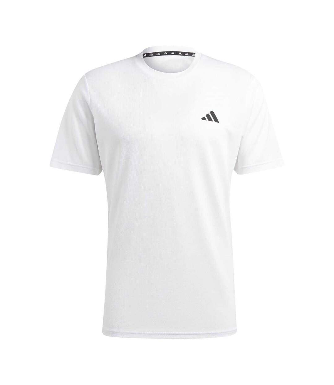 T-shirt Entraînement Essentials Homme Blanc Noir Adidas-2