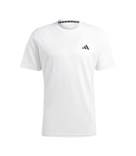 T-shirt Entraînement Essentials Homme Blanc Noir Adidas