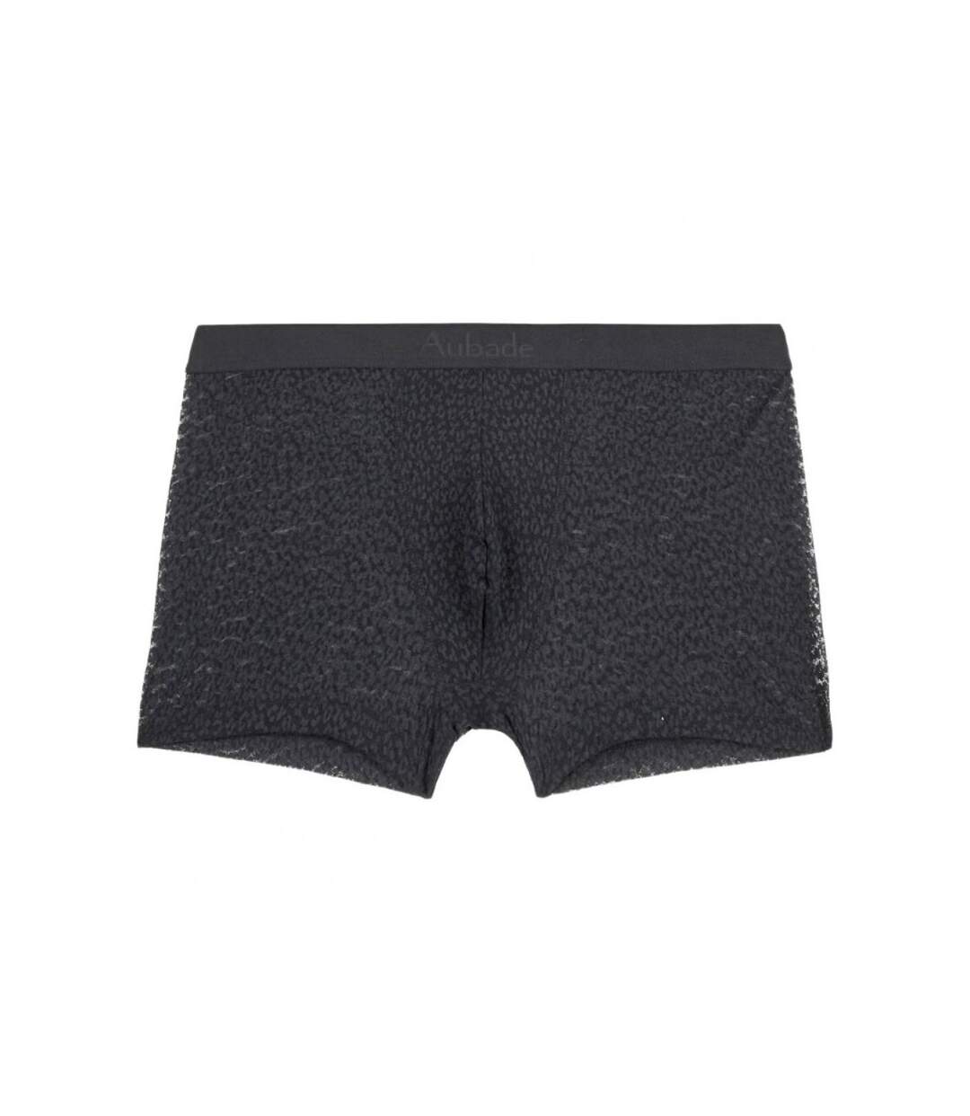 AUBADEMEN Boxer Homme Microfibre WILD Noir-1