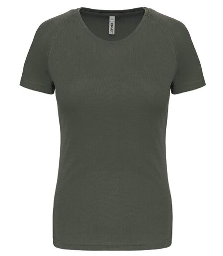 T-shirt sport - Running - Femme - PA439 - vert kaki