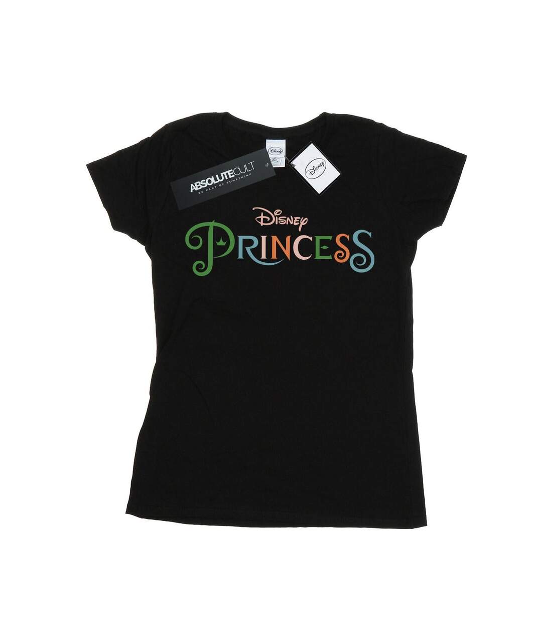 Disney Princess - T-shirt COLOUR LOGO - Femme (Noir) - UTBI37050-1