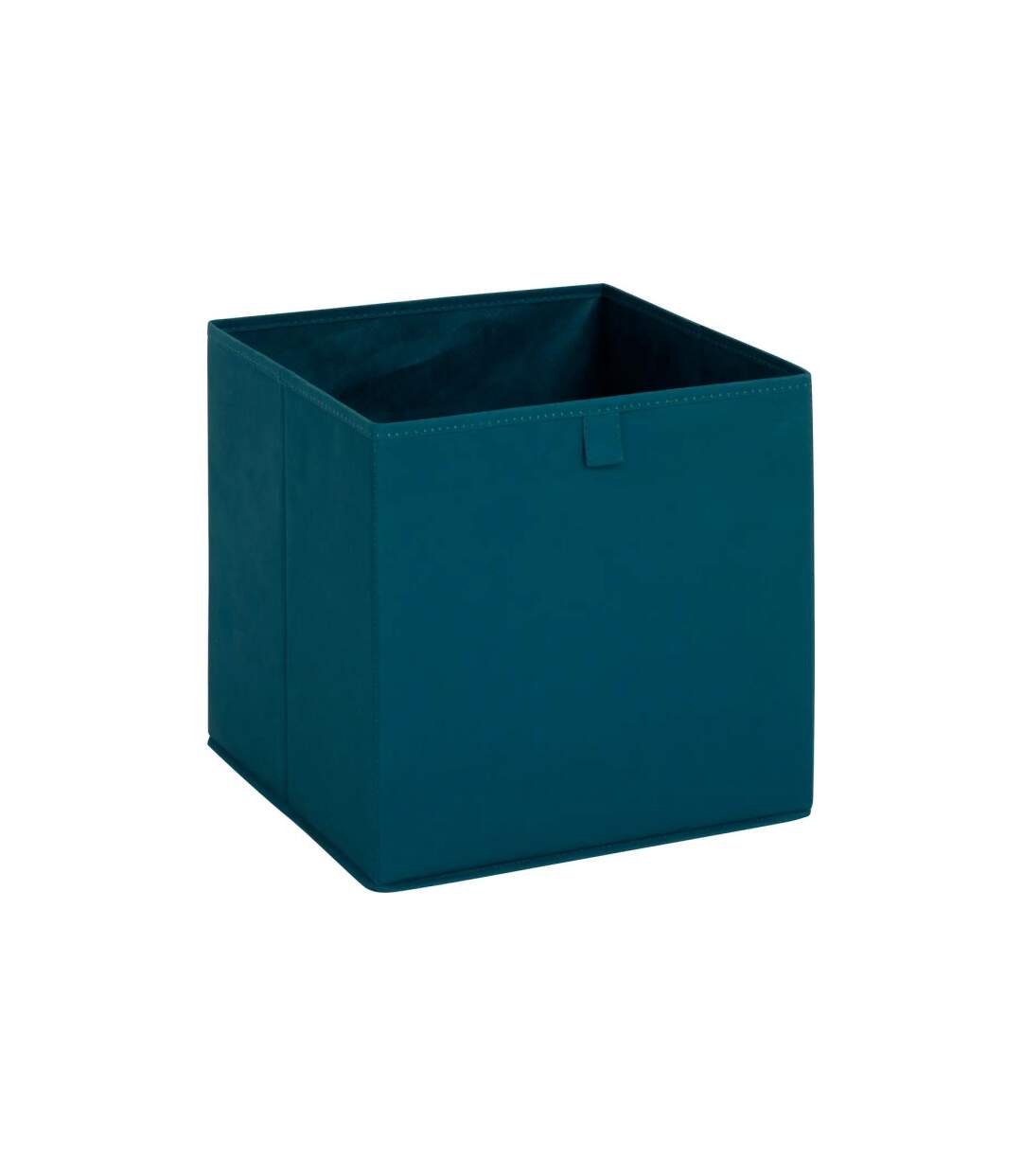 Boîte de Rangement Réversible Lauria 31x31cm Bleu Pétrole-2