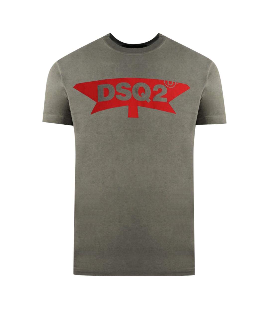T-shirt Motif/style Vif Homme Gris DSquared2-1