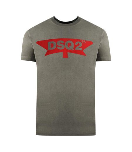 T-shirt Motif/style Vif Homme Gris DSquared2