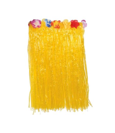 Jupe De Déguisement Motif/style Fleurs Hawaiian Femme Jaune Fiestas Guirca