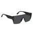 Lunettes De Soleil Motif/style Bouclier Homme Taille Unique Noir Marc Jacob-3