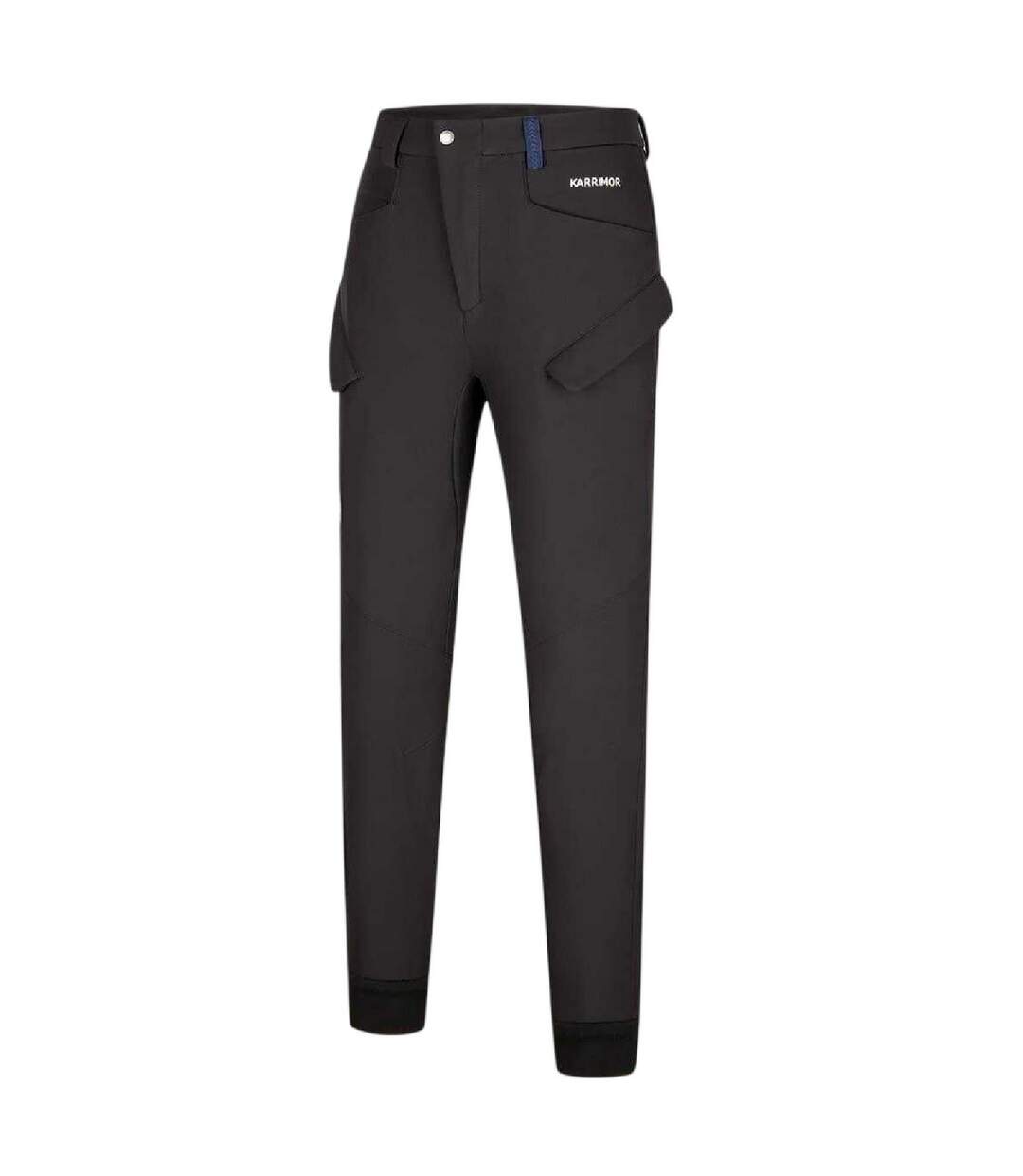 Mens Plain Cargo Trousers Black Karrimor-3