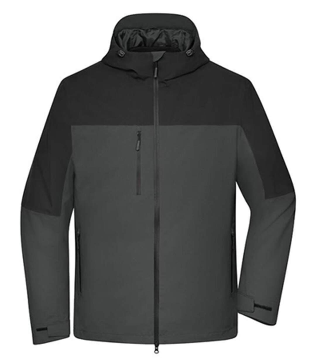 Veste 3 en 1 - Homme - JN1378 - gris carbone et noir-1