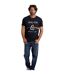 T-shirt carp side of the moon homme bleu marine Weird Fish Weird Fish