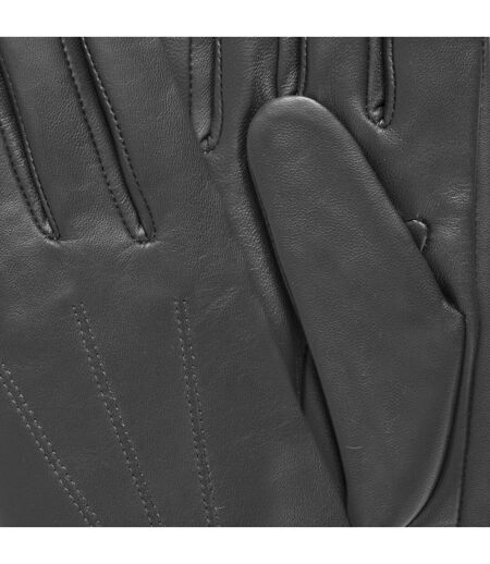 Isotoner Gants femme tactiles en cuir de mouton - doublés polaire
