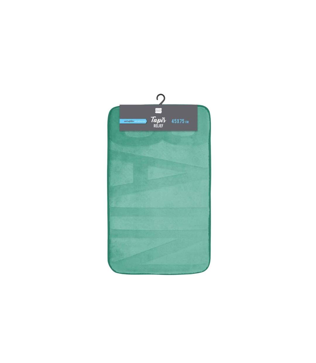 Tapis de Bain Microfibre Relief 45x75cm Tilleul-3
