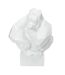 Statue Design Sculpture Kenya 50cm Blanc-1