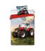 Cotton Tractor Duvet Set (Red/Blue/Green) - UTAG1051
