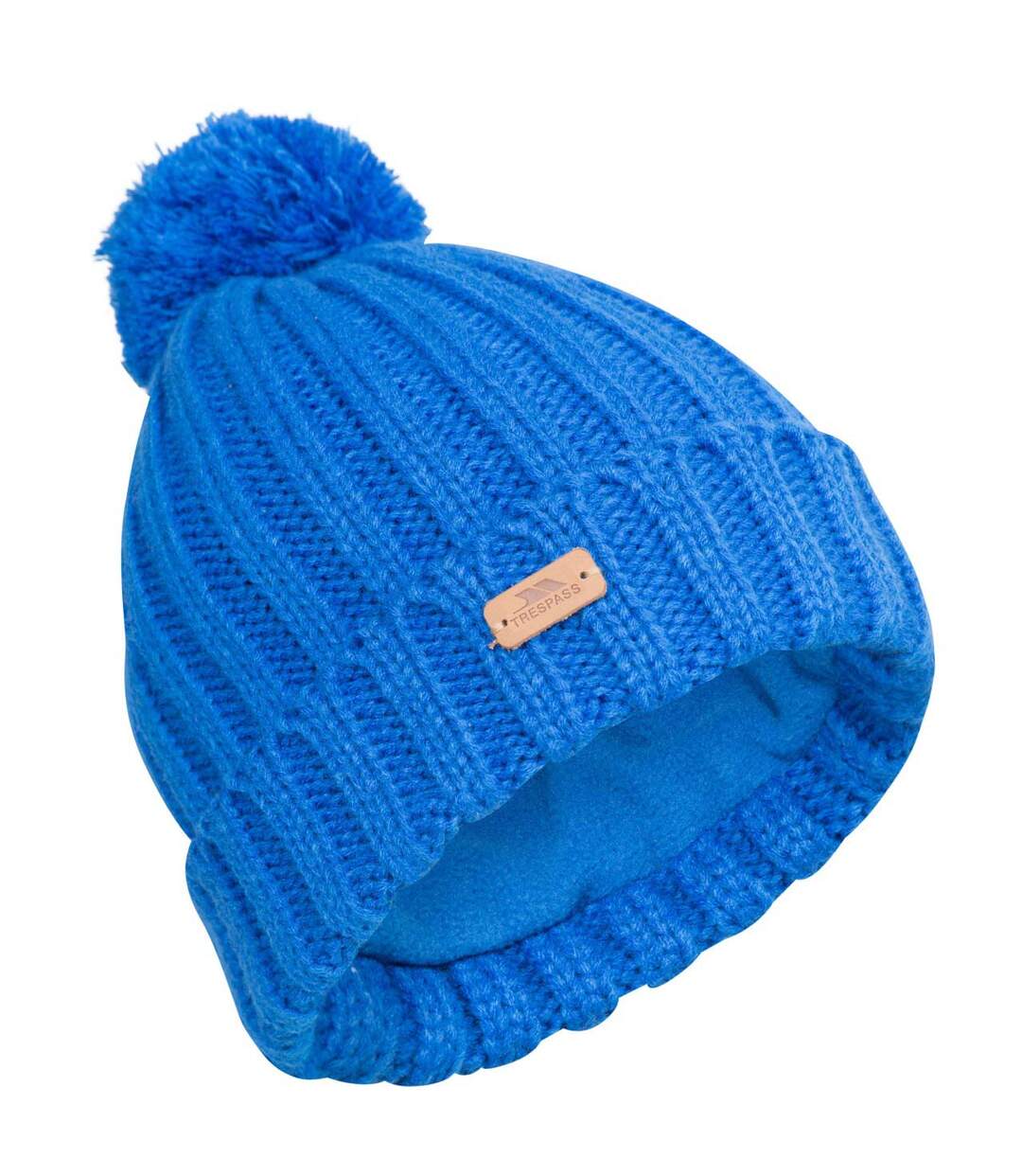 Bonnet à pompon hommes bleu Trespass