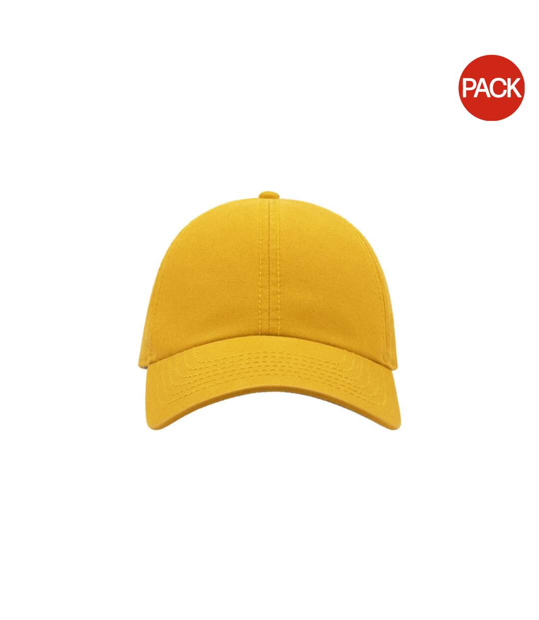 Lot de 2  casquettes action adulte jaune Atlantis-1