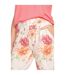 Bas De Pyjama Motif/style Floral Femme Beige PJ Salvage-4