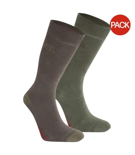 Chaussettes adulte vert forêt / olive Craghoppers