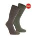 Chaussettes adulte vert forêt / olive Craghoppers-1