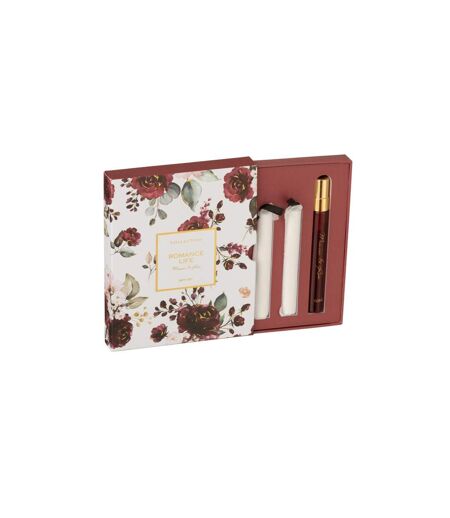 Lot de 3 Suspensions Parfumées Romance Life 14cm Mimosa & Rose