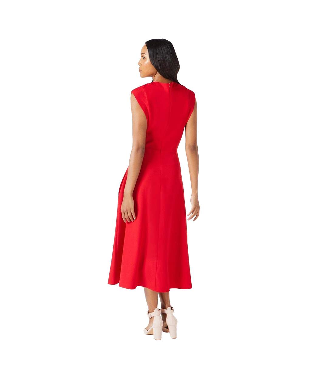 Robe mi-longue femme rouge Principles