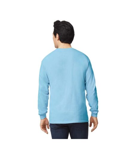T-shirt Manches Longues Adulte Bleu Clair Gildan