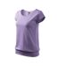Womens/ladies City T-shirt Violet Adler-3