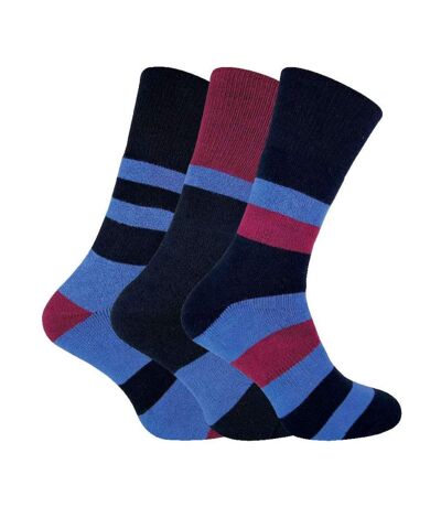 3 Pack Mens Cushioned Anti Blister Dual Layer Hiking Socks
