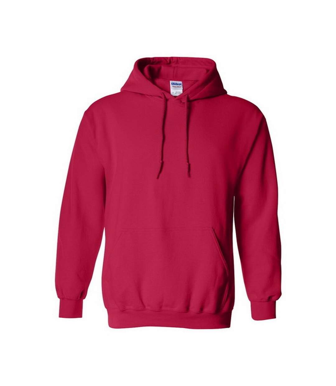 Sweatshirt à capuche unisexe rouge cerise Gildan