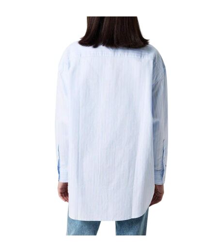 Robe Chemise Manches Longues Femme Bleu Tommy Jeans
