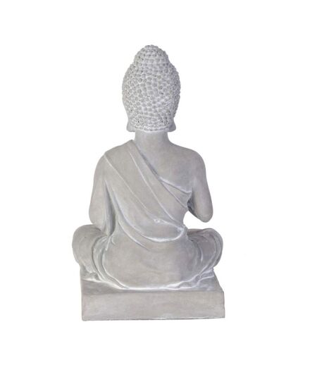 Bouddha assis ciment 27 cm