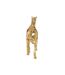 Statuette Cheval Ajouré Hollywood 57cm Doré-5