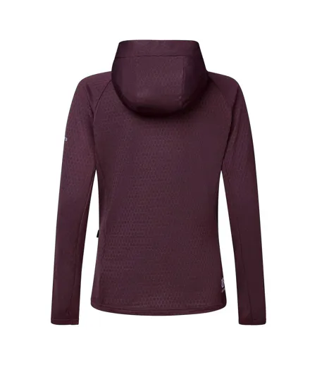 Womens/ladies Ventura Stretch Hooded Midlayer Huckleberry Dare 2B