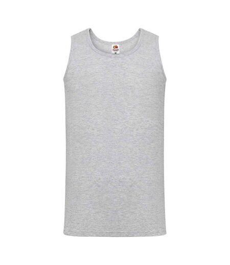 Mens Athletic Vest Top Heather Grey Fruit Of The Loom