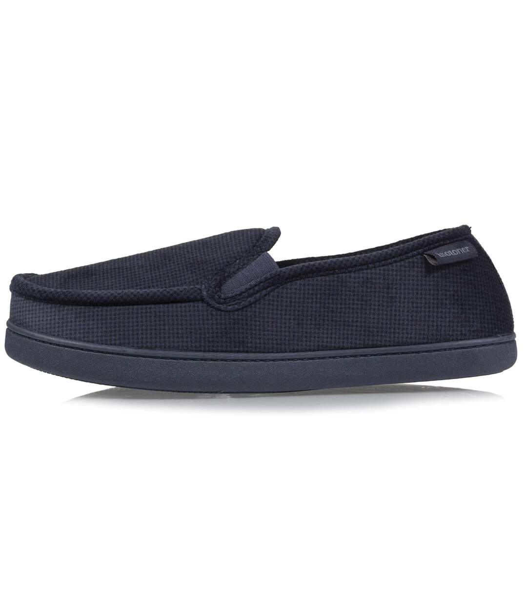 Isotoner Chaussons Mocassins homme velour ultra doux-4