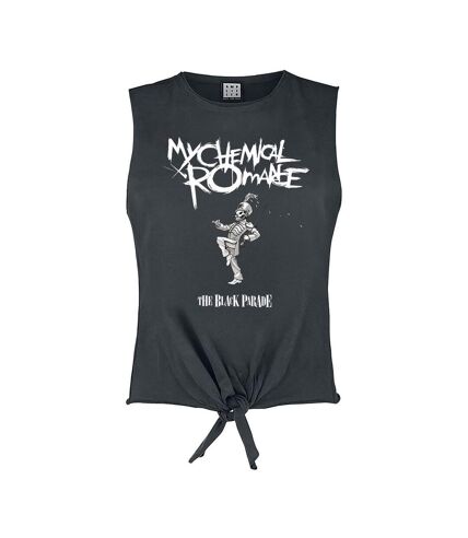 Amplified Womens/Ladies The Black Parade My Chemical Romance T-Shirt (Charcoal) - UTGD972