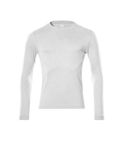 T-shirt Manches Longues Crossover Homme Blanc Mascot